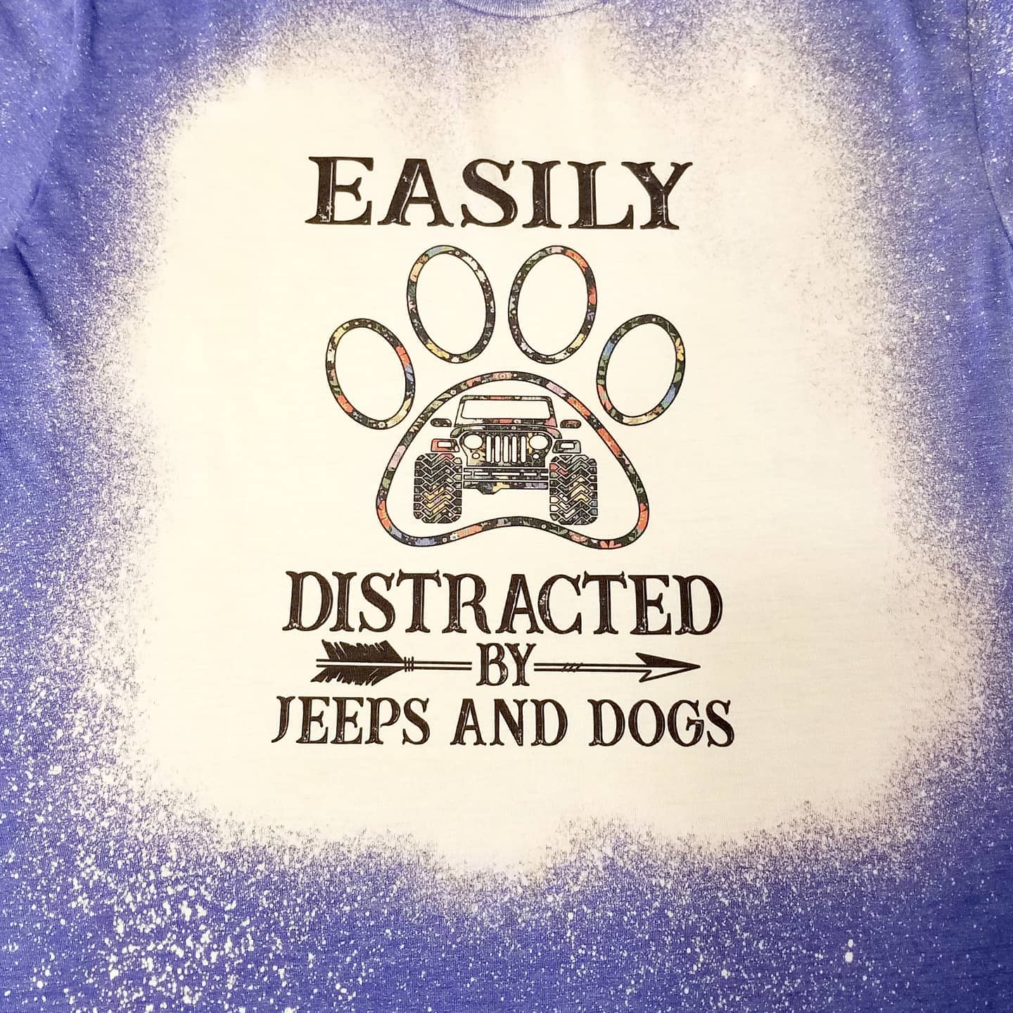 Easily Distracted By Jeeps And Dogs Tshirt Easily Distracted By Jeeps And Dogs Tshirt
