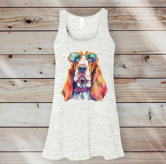 Basset Hound Orange Sunglasses Women's Sunglasses